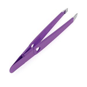 Heart Style Eyebrow Tweezers for Bathroom Travel Hotel Purple